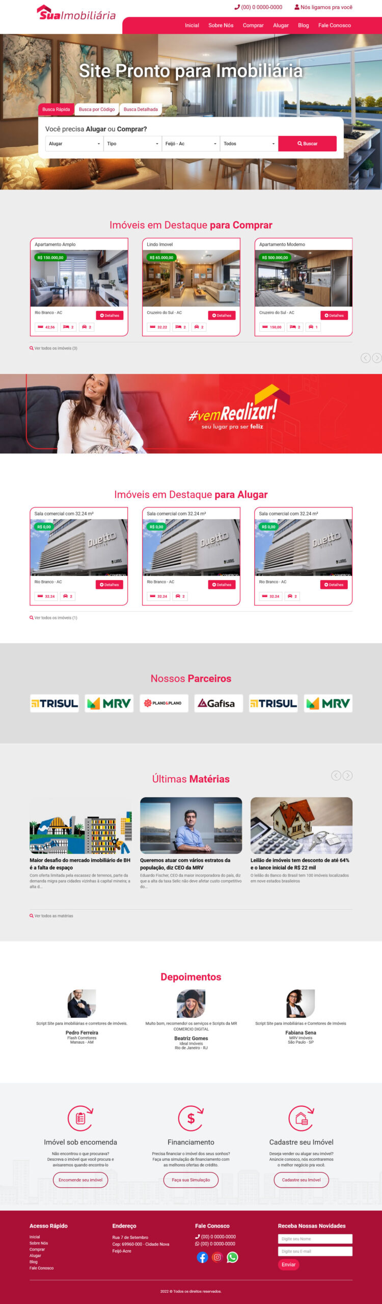 Modelo 1 - Imobiliaria