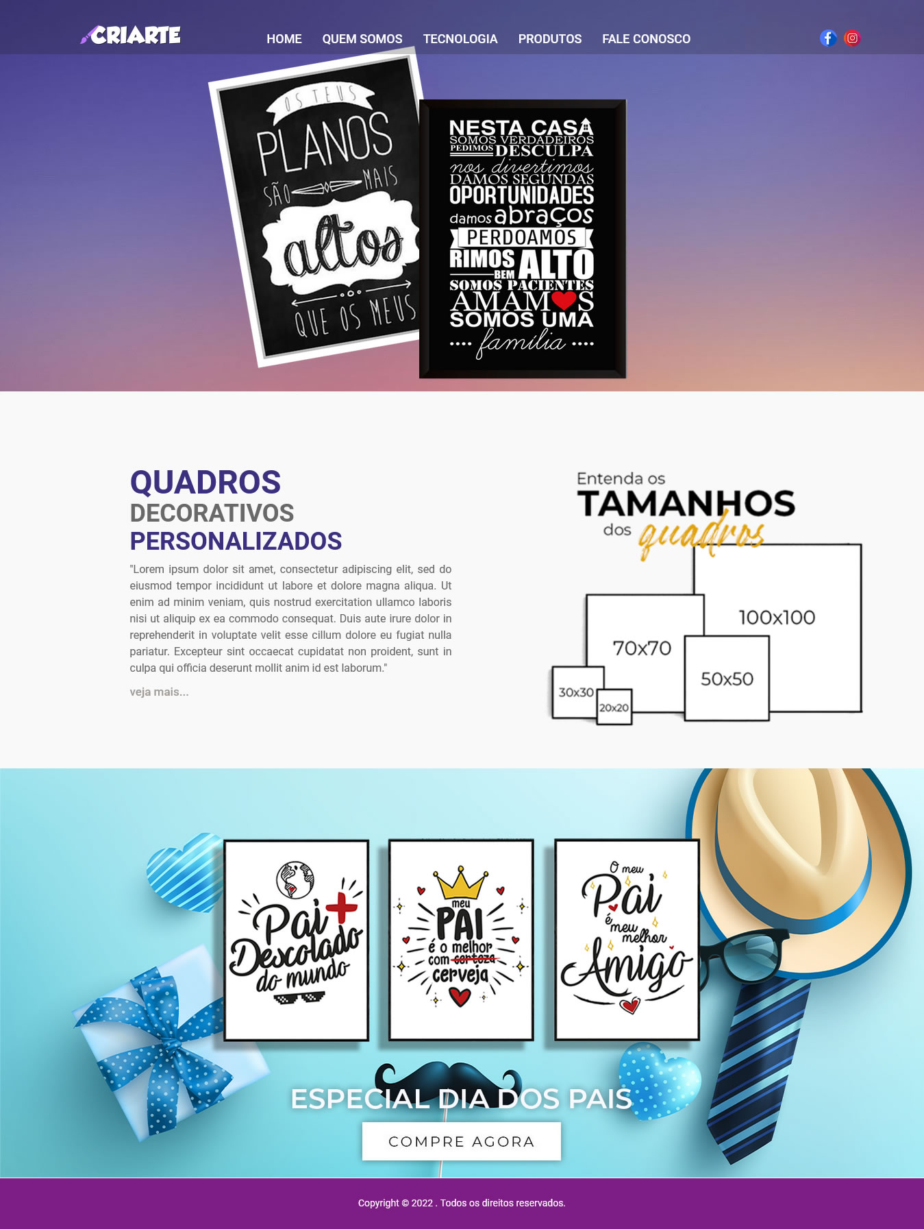 Modelo 9 - Produtos - Vitrine