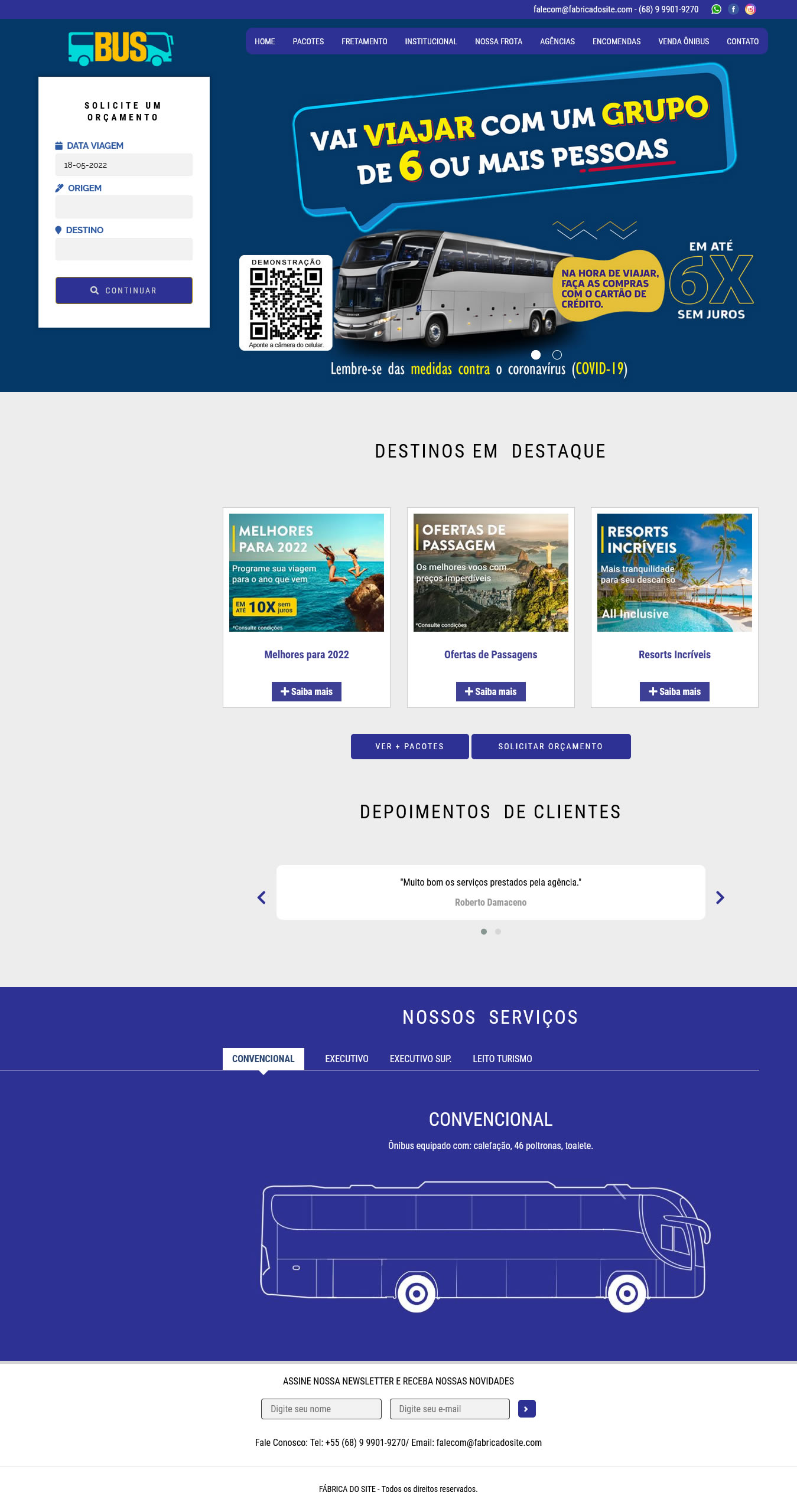 Modelo 5 - Transporte - Turismo