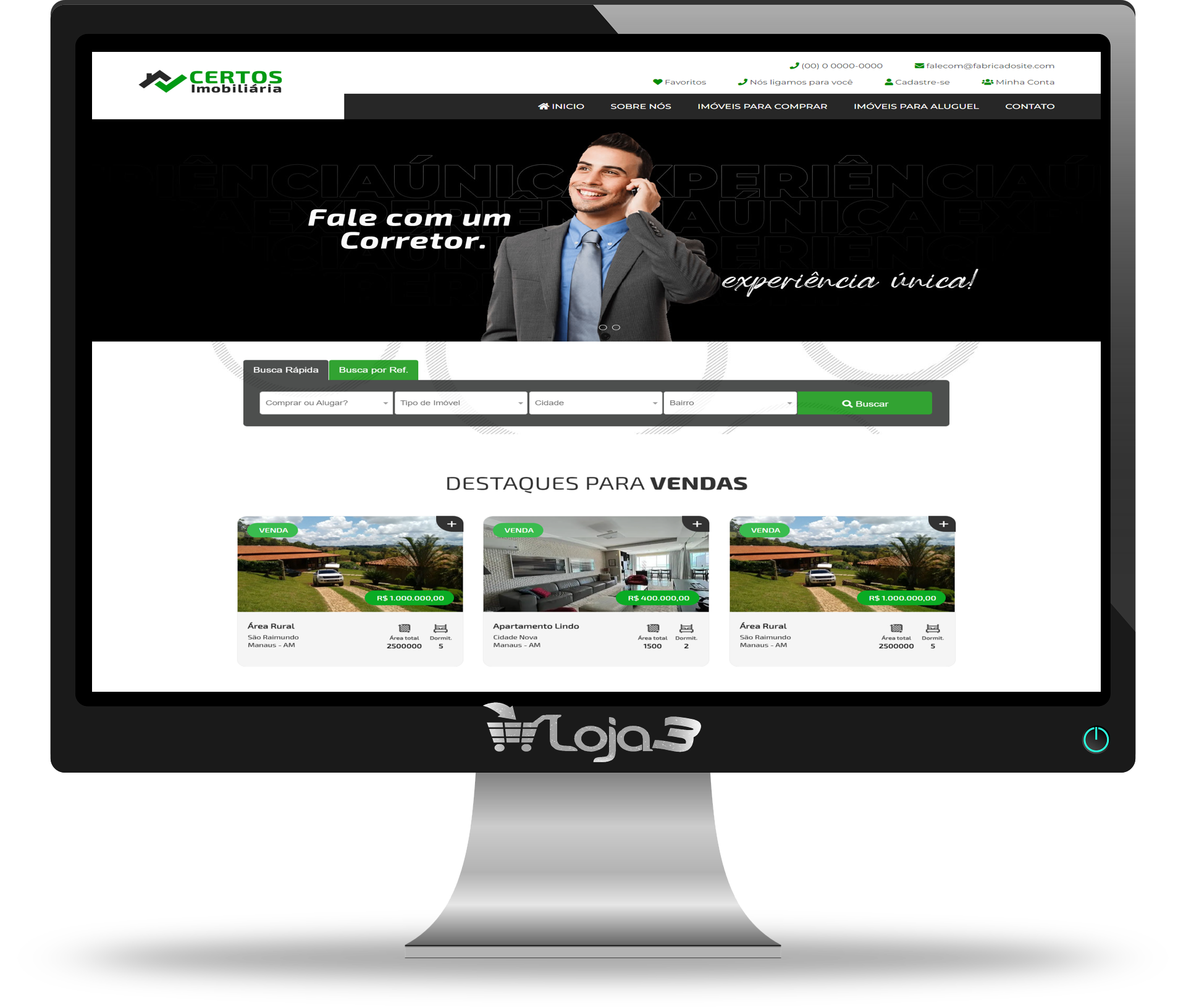 Script Site para Imobiliárias e Corretores 100% responsivo em PHP com Painel Administrativo 2025