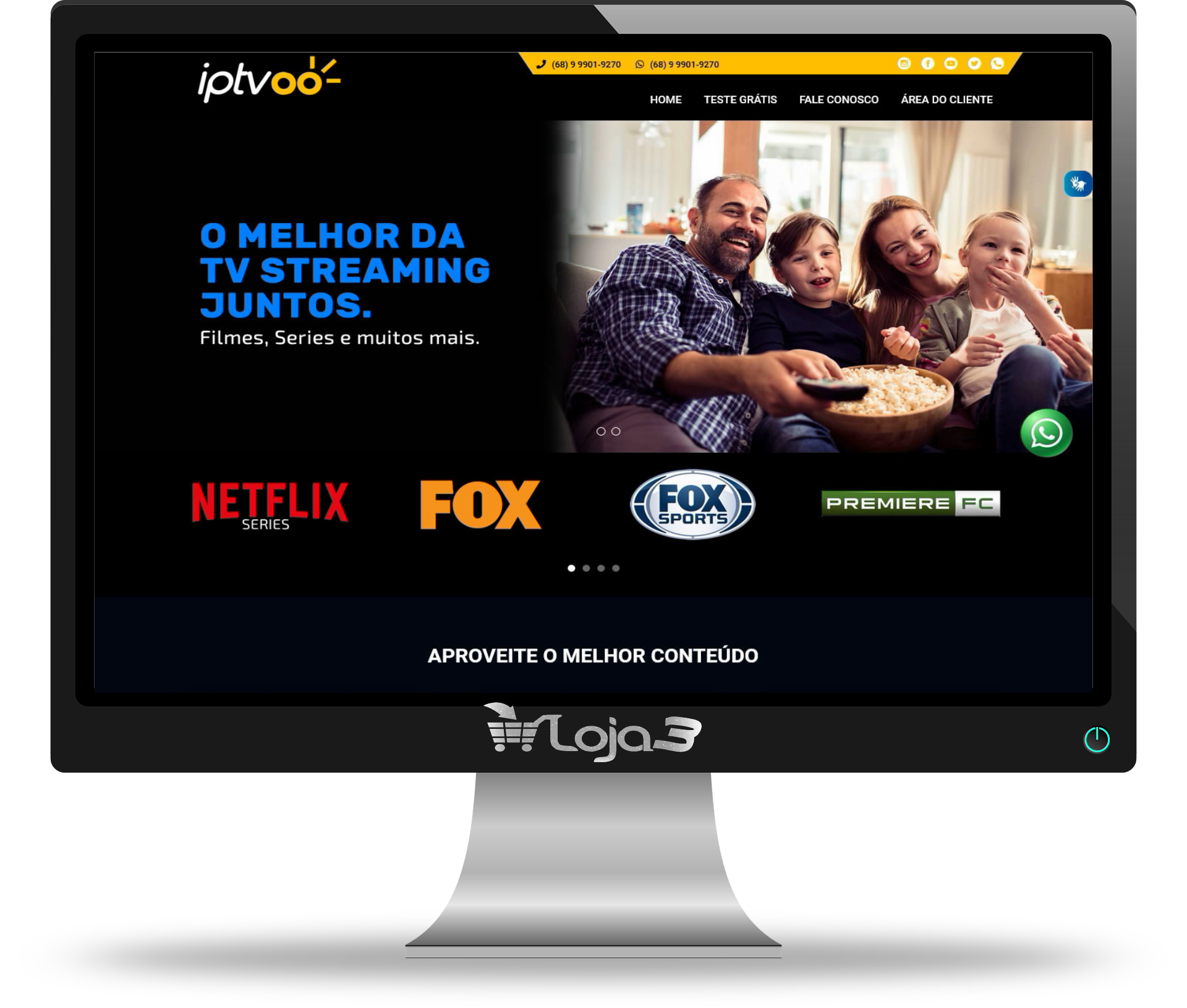Script Site para IPTV em PHP com Painel Administrador 2025